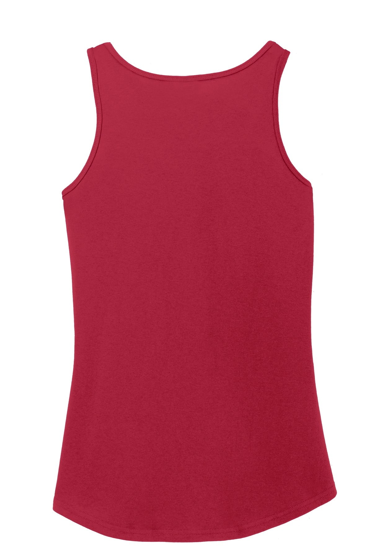 Ladies Core Cotton Tank Top-Xs (Red)